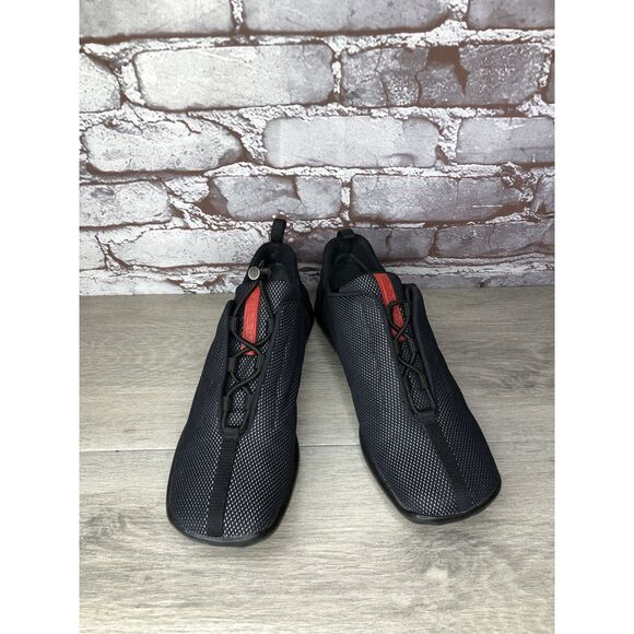 Prada Sport Black Mesh Synthetic Drawstring Driving Shoes Women Sz 38.5EU/8M US - Picture 15 of 16